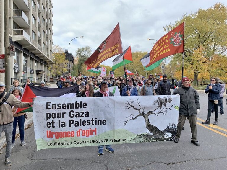 COMMUNIQUÉ : Manifestation à Montréal, le dimanche 26 octobre